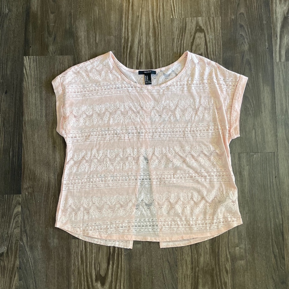 Petal Pink Forever 21 Top (Size Medium)